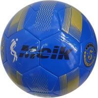 Мяч футбольный "Meik-078" 2-слоя, (синий), TPU+PVC 2.7, 410-420 гр., машинная сшивка B31315-1